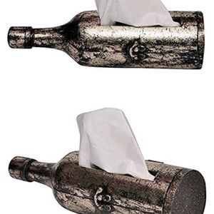 Wooden Bottle Shaped Napkin/tissue Holder