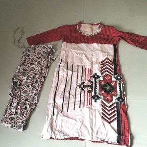 Cotton Kurta + Pant Set