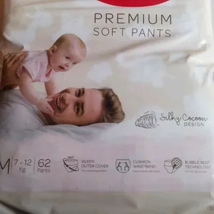 New HUGGIES M Size Premium Soft Pants 186 Pc