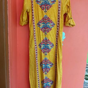 Beutiful Yellow Kurti