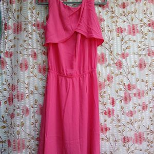 High Low Rose Pink Beautiful Dress