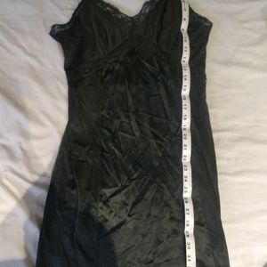 Beautiful Black Satin Slip