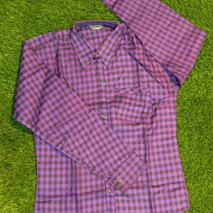 Purple Check Shirt 💜