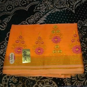 New Beautiful Soft Cotton Saree 😍😍