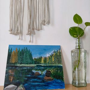 "Tranquil Reflections" - Canvas Painting