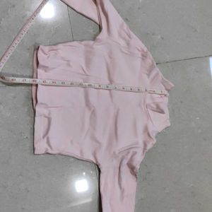 Turtle Neck Top Pink