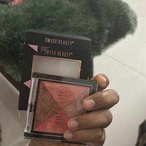 Swiss Beauty Blusher & Highlighter 2 In 1