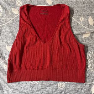 Garage Ribbed  Crop Top