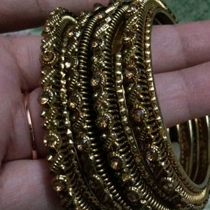 Golden Bangles Set