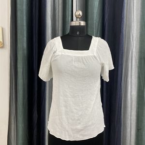 White Cotton Top