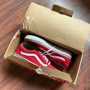 Vans Red Old Skool Sneakers