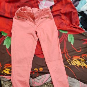 Baby Pink Denim Jeans