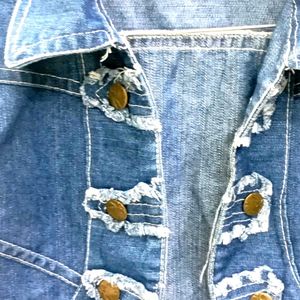 Crop Denim Jacket