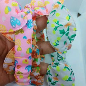 Pack Of 3 Hair Bow With Free Courier Bags