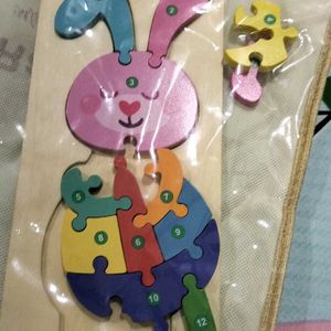 12 Pc Wooden Bunny