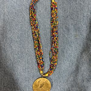 Multicoloured Bead Necklace