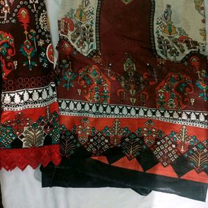 Pakistani Full Stitched Suit Set- LIBAS