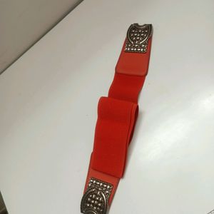 Heavy Red Bangle