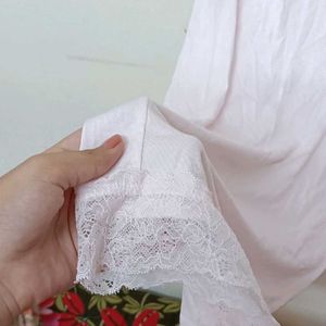 Soft Girl Cute Lace Detailing Trouser