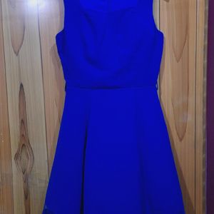 Padded Light Navy Blue Dress.