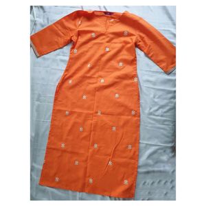 Orange Kurta