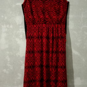 Red and Black Color Dress Used 2 Times