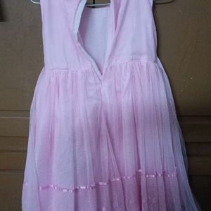 Beautiful Party Wear Pink Frock