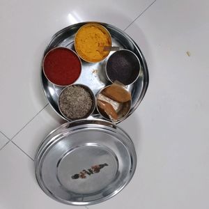 Steel Masala Dabba