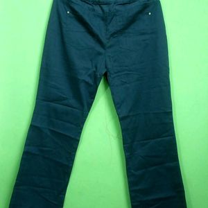 Deep Blue Wide Bottom Joggers