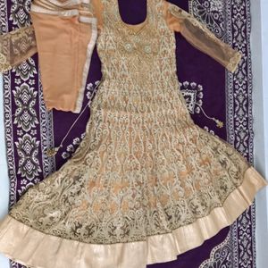 Golden Anarkali