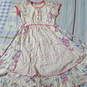 Floral Printed Dress For Girls 🌸🌸