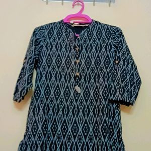 Black Like New Kurta