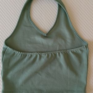 Backless Top (Sea Green) Trendy