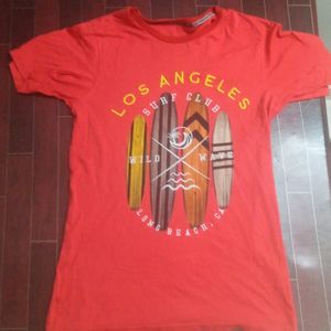 Los Angeles Red Men T Shirt