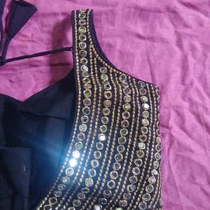 Designer Mirror Work Blouse