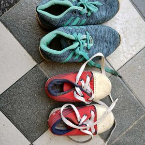 2 Pairs Shoes For Boys