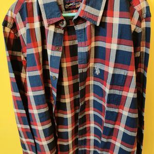 US Polo Assn Denim Co Checked Casual Shirt