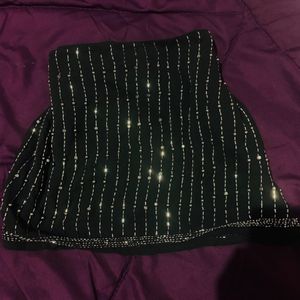 FOREVER 21 BLING MINI SKIRT