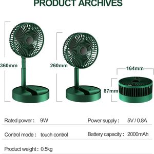 Portable Desk Fan 3 Modes Of Speeds