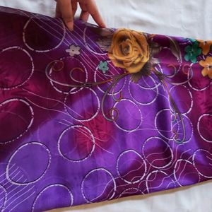 New Purple Printed Saree