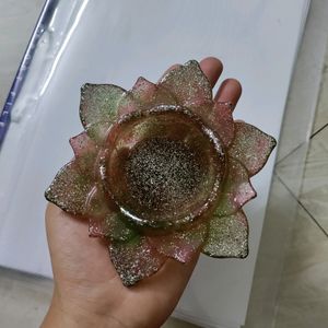 Resin Lotus Diya 🪔