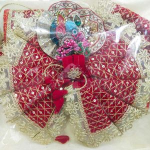 Laddu Gopal Dress + Choli With Heavy Pagdi