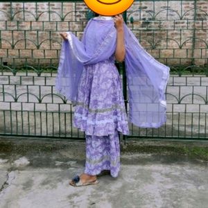 Lavender  Sarara Kurta Set