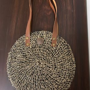 Black and Brown | Beach Crochet Bag | Bali