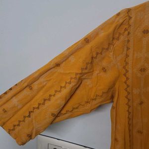 Straight Orange Kurti