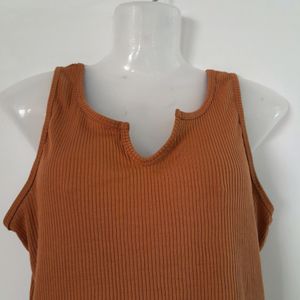 Brown Casual Top (Women's)