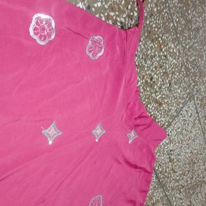 Pink Lehnga  Choli With Dupatta