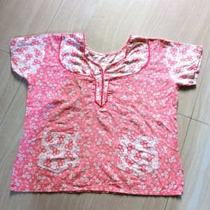 Cotton Night Suit Top