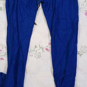 Royal Blue Chudi Bottoms