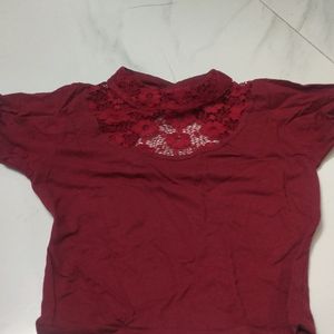 Maroon Blouse